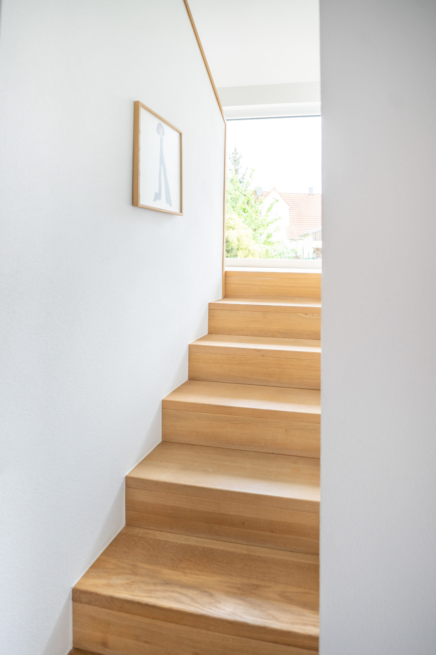 Haus BB – neue Eichentreppe ins Dachgeschoss